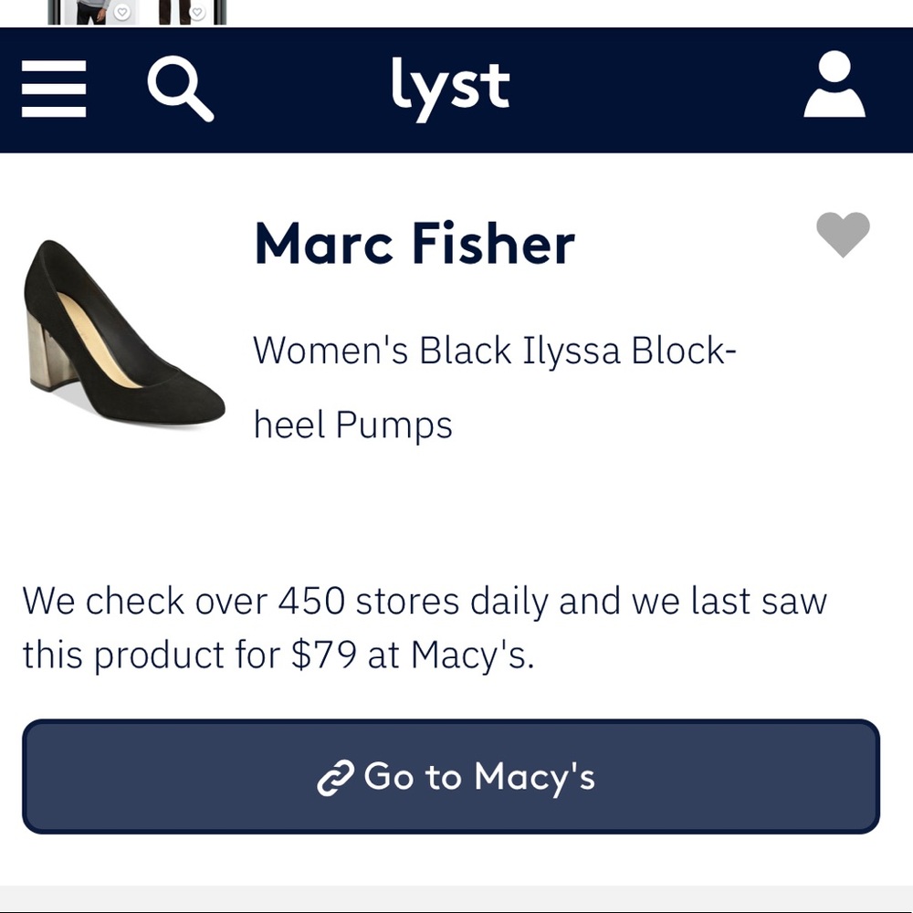 New Marc fisher ilyssa black suede heels - Picture 2 of 7